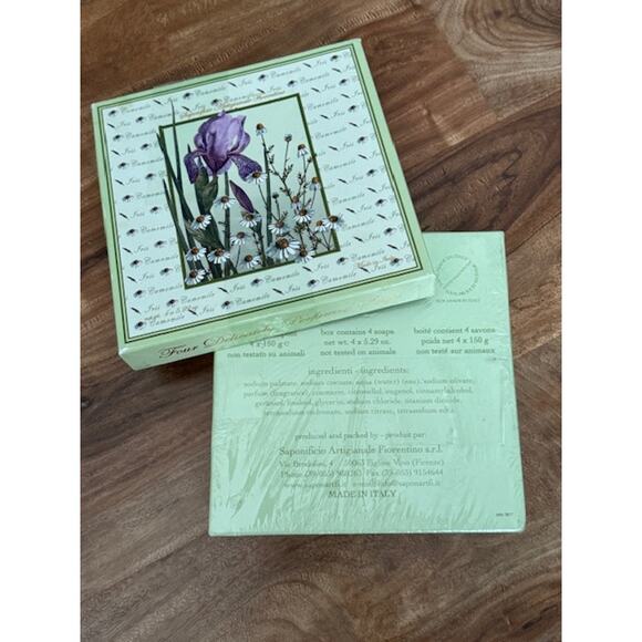 Saponificio Artigianale Fiorentino 4x 5.29oz Scented Soaps Made in Italy- New - Picture 2 of 7